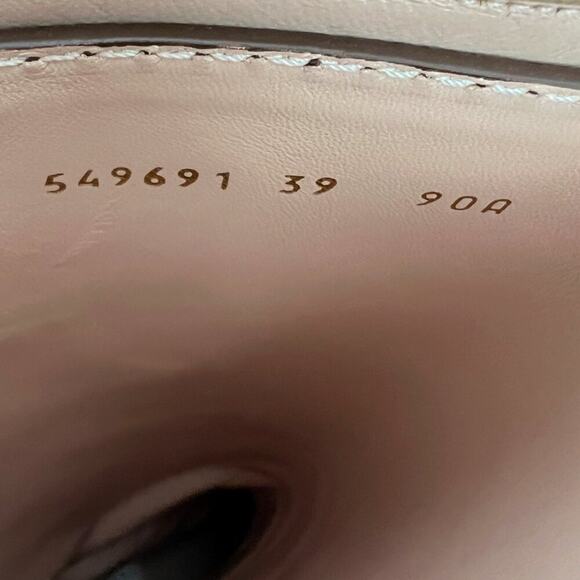 Gucci T-Original GG Canvas Riding Boots Brown Leather Monogram Size 39 EU / 9 US - Picture 6 of 10